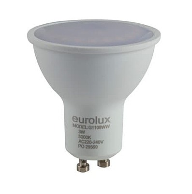 Rechargeable LED Lamp GU10 3w Warm White Rechargeable LED Lamp GU10 3w Warm White