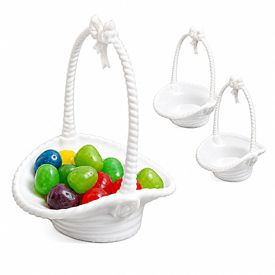 Recordatorio Canasta (3.5 Pulgadas) Blanco Paquete X 12 Unidades