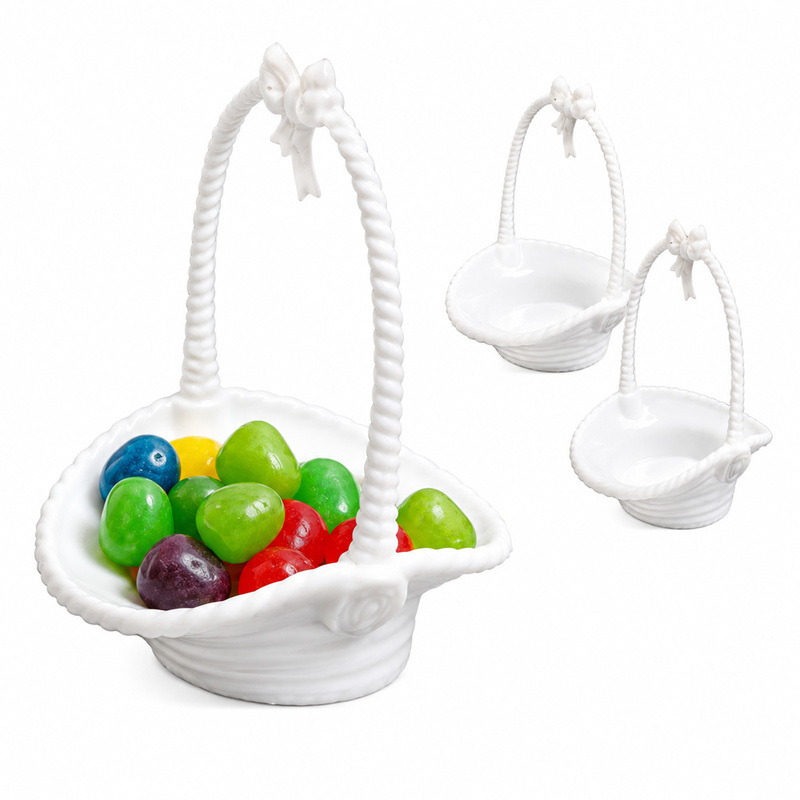 Recordatorio Canasta (3.5 Pulgadas) Blanco Paquete X 12 Unidades