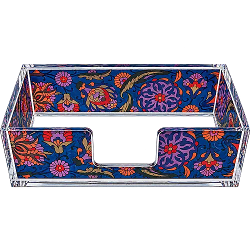 Rectangular Acrylic Napkin Holder, Midnight Garden