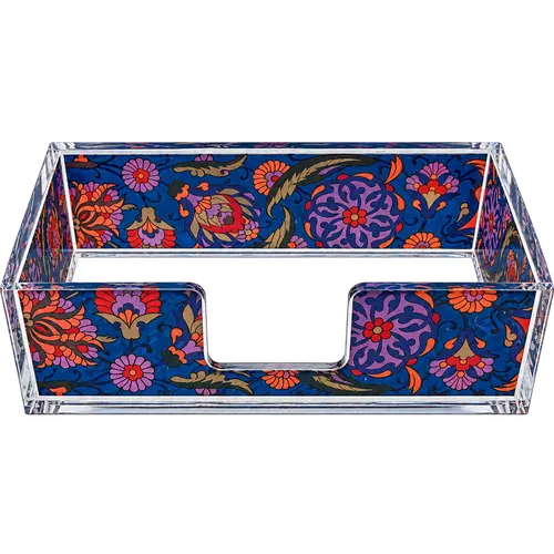 Rectangular Acrylic Napkin Holder, Midnight Garden