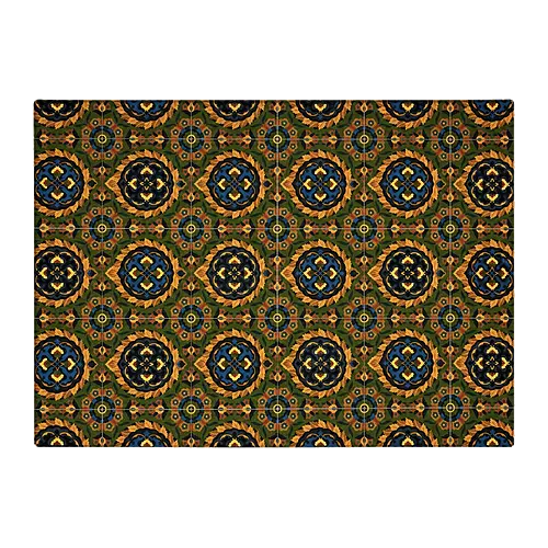 Rectangular Acrylic Placemat, Forest Medallions