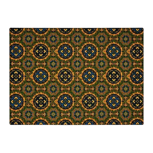 Rectangular Acrylic Placemat, Forest Medallions