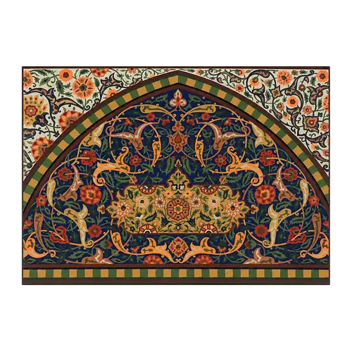 Rectangular Acrylic Placemat, Midnight Arch
