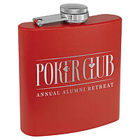 6 oz. Matte Powder Coated Flask
