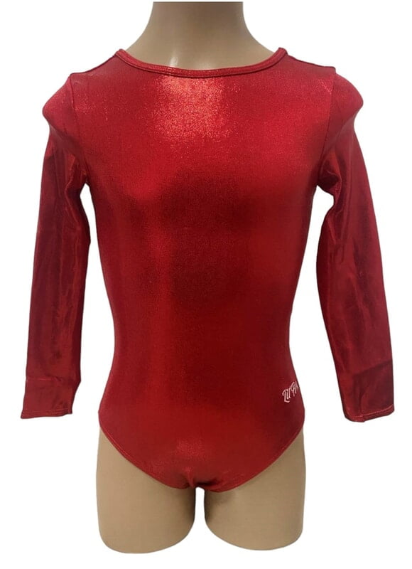 RED SHINY FOIL MYSTIQUE LONG SLEEVE