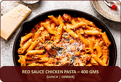 Red Sauce Chicken Pasta (400 Gms) Red Sauce Chicken Pasta (400 Gms)