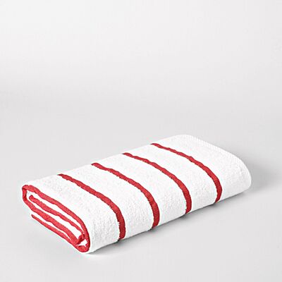 Red Stripe Pool and Beach Towel