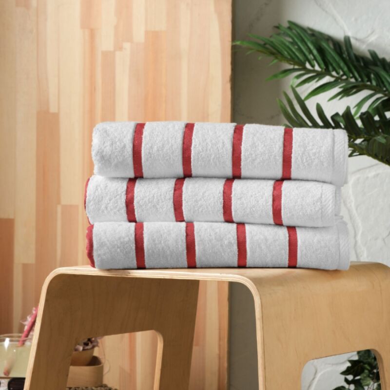 Red Stripe Pool and Beach Towel