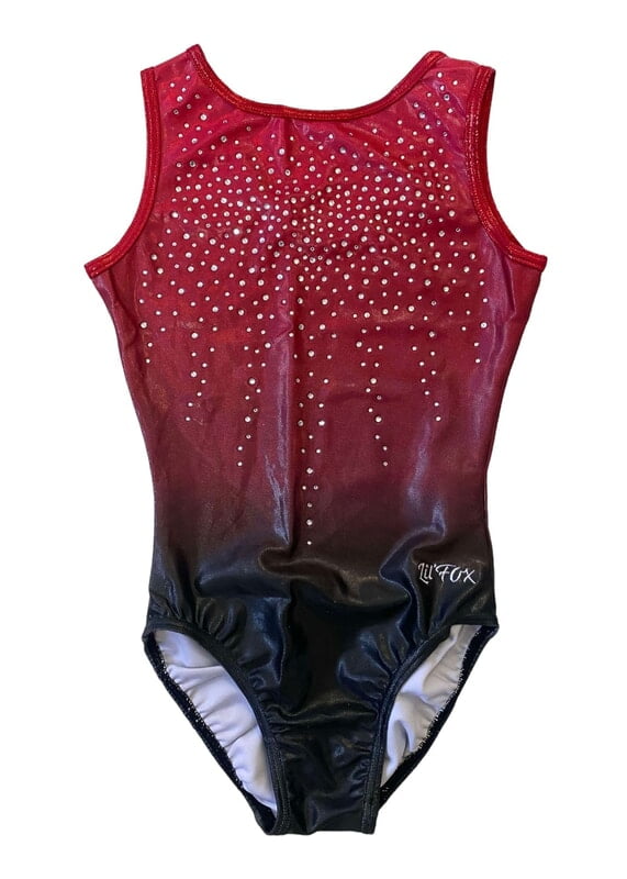 RED TO BLACK OMBRE SHINY FOIL SHIMMER RED TO BLACK OMBRE SHINY FOIL SHIMMER