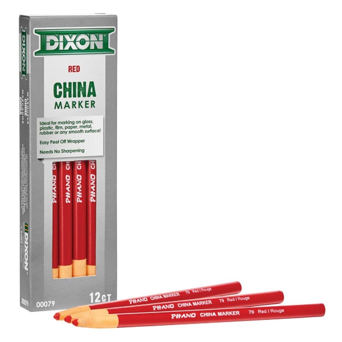 Marking Pencil - Red Grease - Box of 12