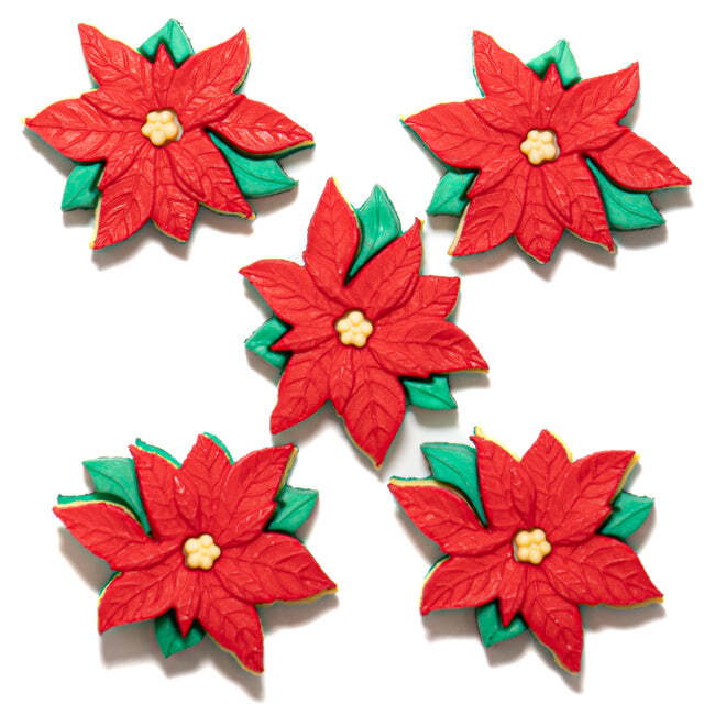 Bottoni Dress It Up Var. Red Poinsettias