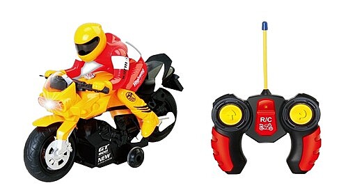 Remote Control RC Motorcycle Set - Red