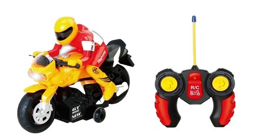 Remote Control RC Motorcycle Set - Red