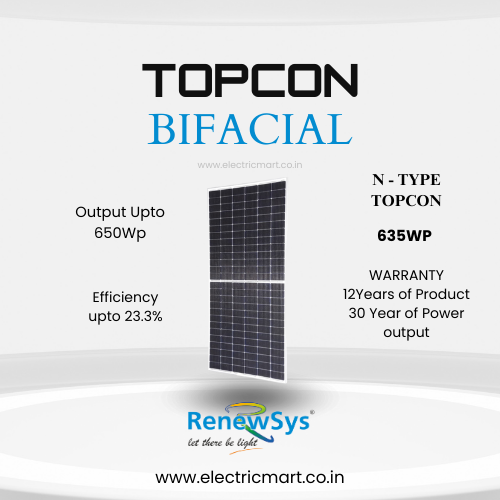 RENEWSYS  TOPCON MODULES - N TYPE 635W (Pack of 2)