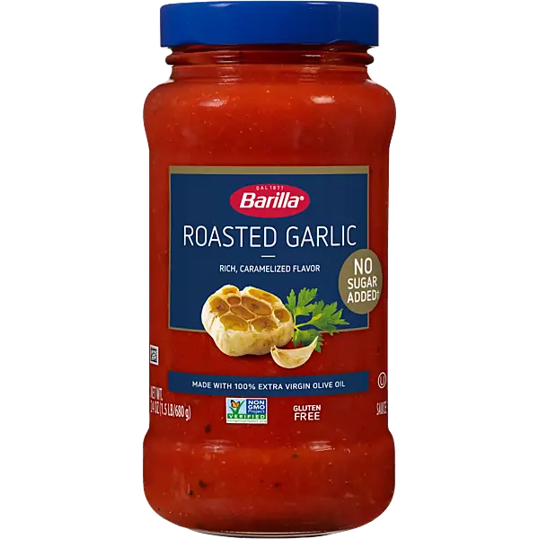 Barilla roasted garlic sauce