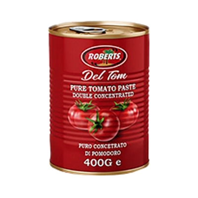 10100 Roberts Del Tom Tomato Paste 400g X 24