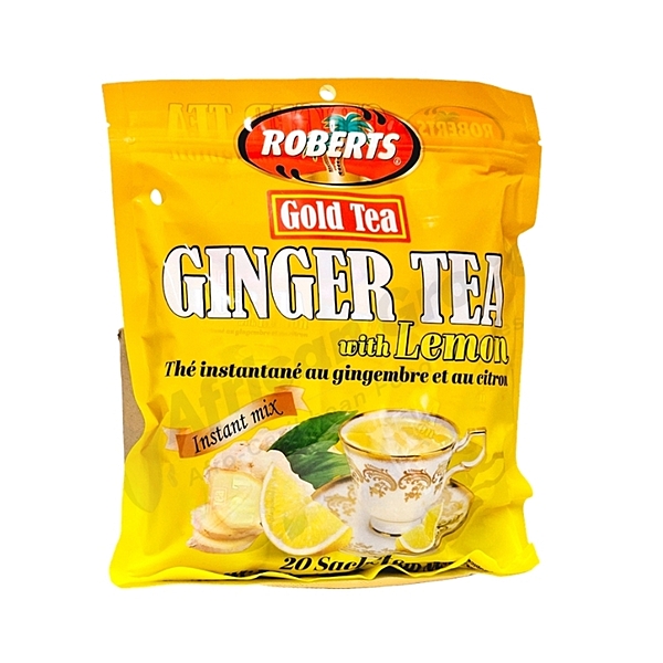 24203 Roberts Gold Instant Ginger With Lemon Tea 360g X 12