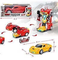 Robot Races 2-in-1 Car w/ Light and Sound