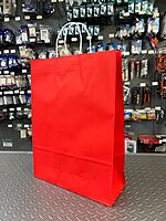 Bolsa Lisa Kraft con Agarradera Roja XL 12"x4.5"x16.5"