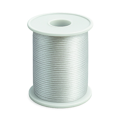 Cordon Seda 1Mm Col 01 Blanco Rollo X 144 Yardas