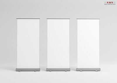 Rollup Stand Silver Padded Bag Top Pasting J Hook .85Mx2M Rollup Stand Silver Padded Bag Top Pasting J Hook .85Mx2M