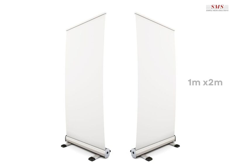 Rollup Stand Silver Padded Bag Top Pasting J Hook 1Mx2M Rollup Stand Silver Padded Bag Top Pasting J Hook 1Mx2M