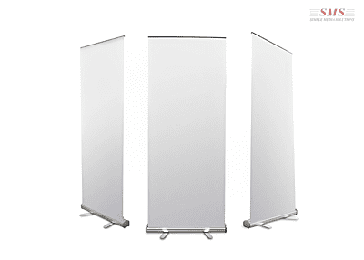 Rollup Stand Silver Single Bag Top Pasting J Hook .85Mx2M Rollup Stand Silver Single Bag Top Pasting J Hook .85Mx2M