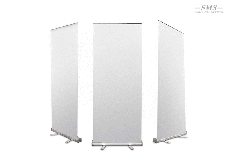 Rollup Stand Silver Single Bag Top Pasting J Hook .85Mx2M Rollup Stand Silver Single Bag Top Pasting J Hook .85Mx2M