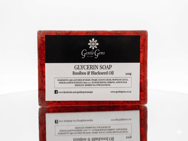 Rooibos & Blackseed Oil Glycerine Soap (100g)
