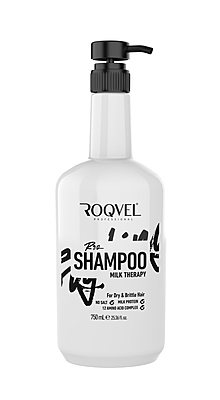 Roqvel Milk Therapy Shampoo for dry brittle hair with milk protein