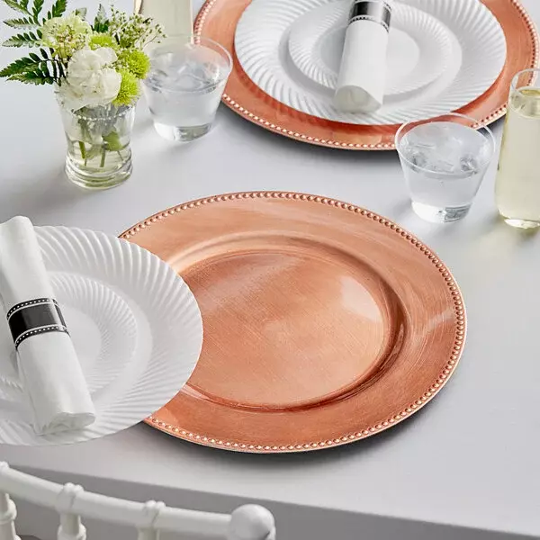 Rose Gold Charger Plate