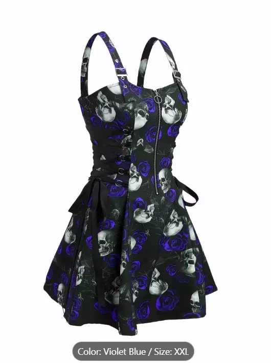Rose Print Dress