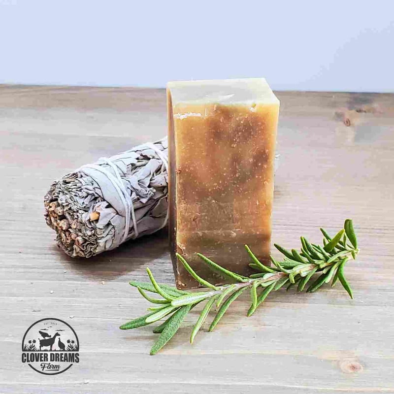 Rosemary Sage Smudge Goat Milk Soap Stick Rosemary Sage Smudge Goat Milk Soap Stick