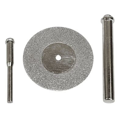 Rotary Diamond Wheel, 1-5/8" Wheel, 1/8" & 1/4" Mandrel Rotary Diamond Wheel, 1-5/8" Wheel, 1/8" & 1/4" Mandrel