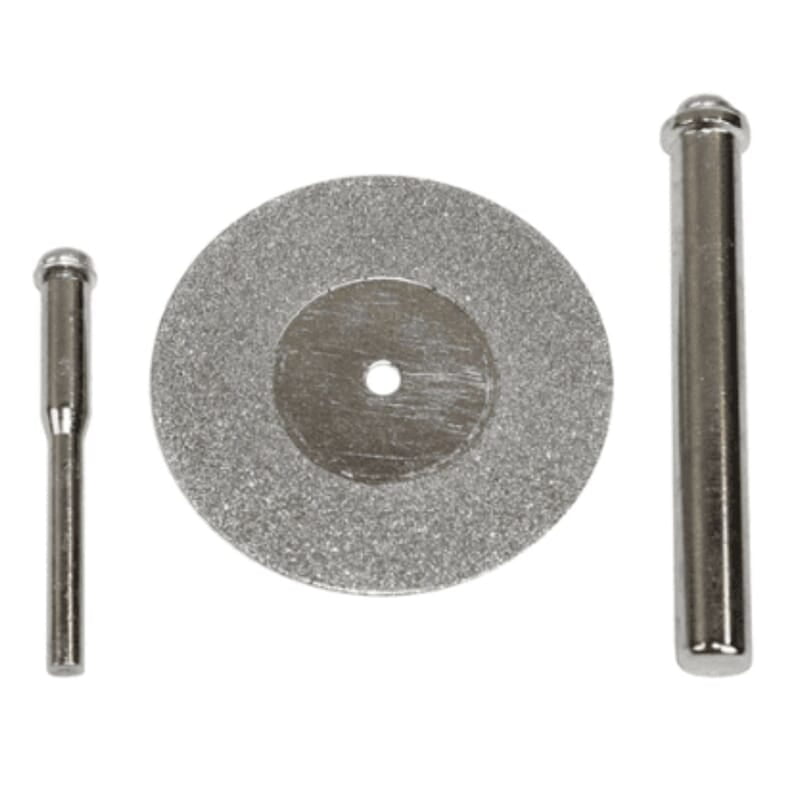Rotary Diamond Wheel, 1-5/8" Wheel, 1/8" & 1/4" Mandrel Rotary Diamond Wheel, 1-5/8" Wheel, 1/8" & 1/4" Mandrel