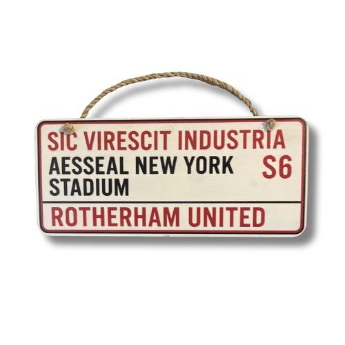 Football Stadium-Plaque 25x11cm