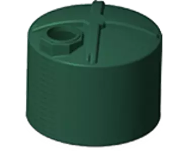 Snyder Industries 1600 Gallon Green Vertical Water Tank