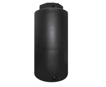 Snyder Industries 400 Gallon Black Vertical Water Tank