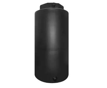 Snyder Industries 400 Gallon Black Vertical Water Tank