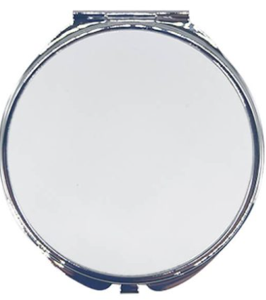 Compact Heart with Mirror