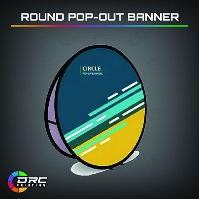 Round Pop Out Banner