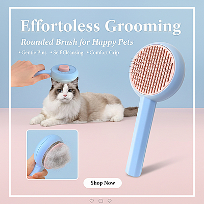 Rounded Brush With Button
