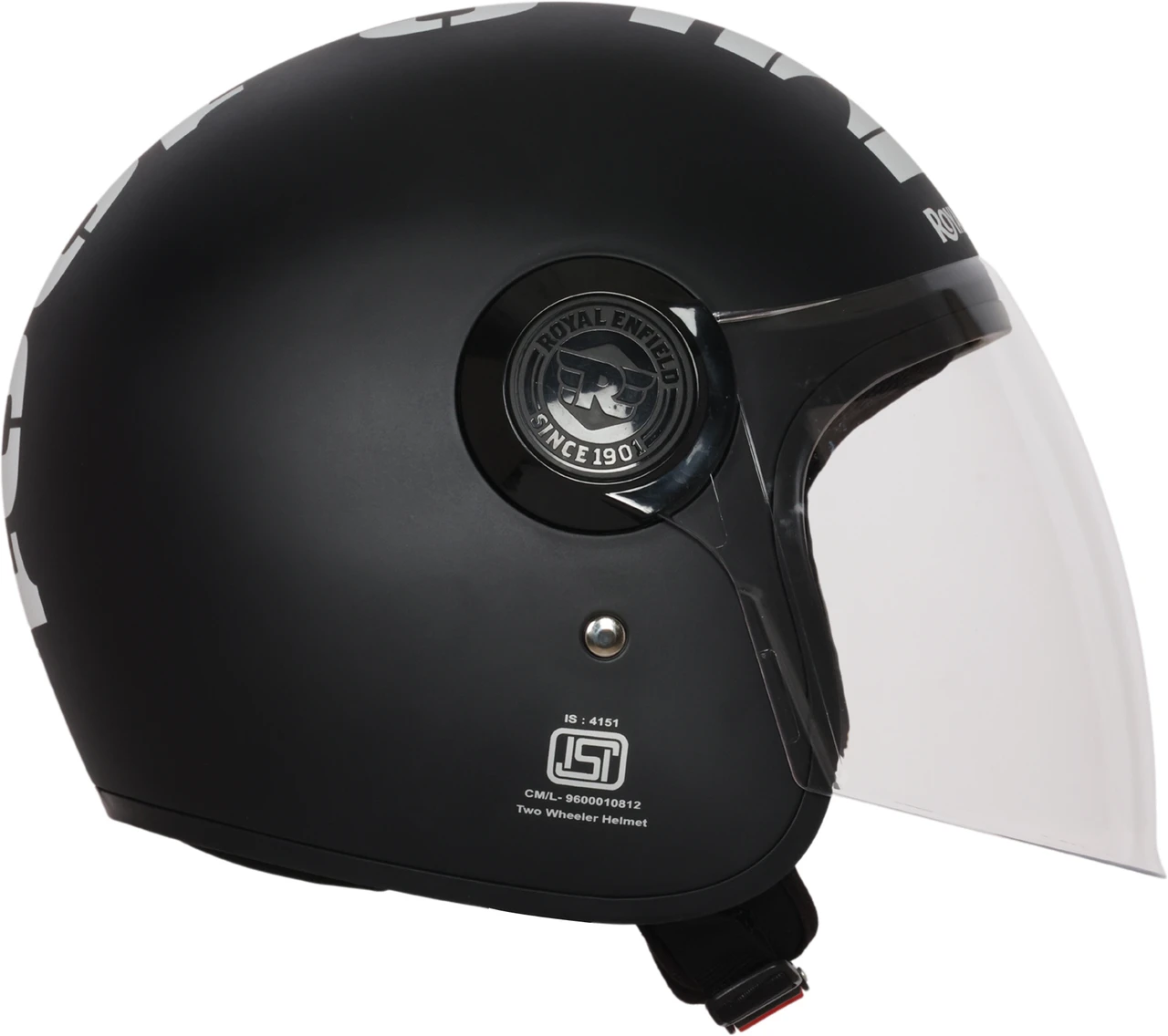 ROYAL ENFIELD COPTER OF SOLID ID ABS MATT BLACK/WHITE XL ROYAL ENFIELD COPTER OF SOLID ID ABS MATT BLACK/WHITE XL