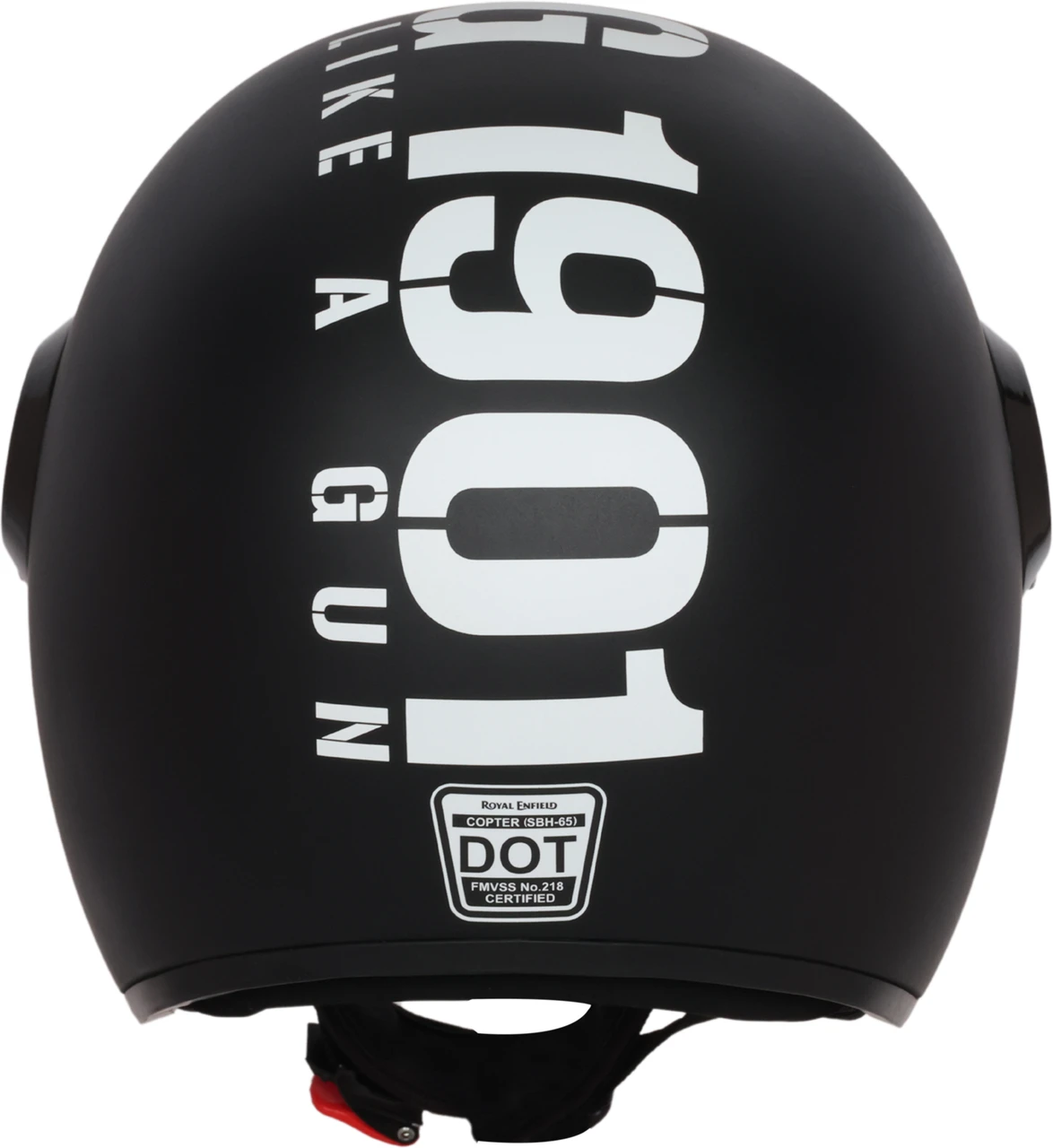 ROYAL ENFIELD COPTER OF SOLID ID ABS MATT BLACK/WHITE XL ROYAL ENFIELD COPTER OF SOLID ID ABS MATT BLACK/WHITE XL