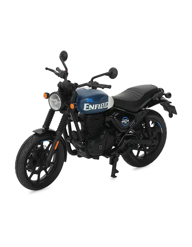 ROYAL ENFIELD SCALE MODEL HUNTER 350 REBEL BLUE ROYAL ENFIELD SCALE MODEL HUNTER 350 REBEL BLUE