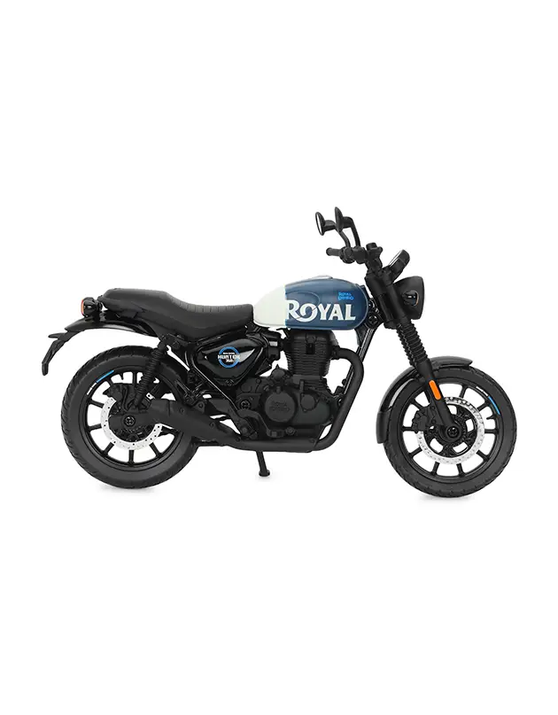 ROYAL ENFIELD SCALE MODEL HUNTER 350 REBEL BLUE ROYAL ENFIELD SCALE MODEL HUNTER 350 REBEL BLUE