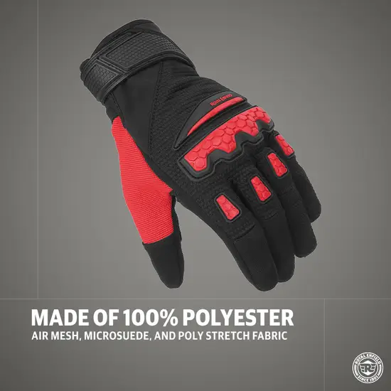 ROYAL ENFIELD URBAN HUSTLER RIDING GLOVES RED XL ROYAL ENFIELD URBAN HUSTLER RIDING GLOVES RED XL