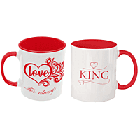 King Love Forever Romantic Mug