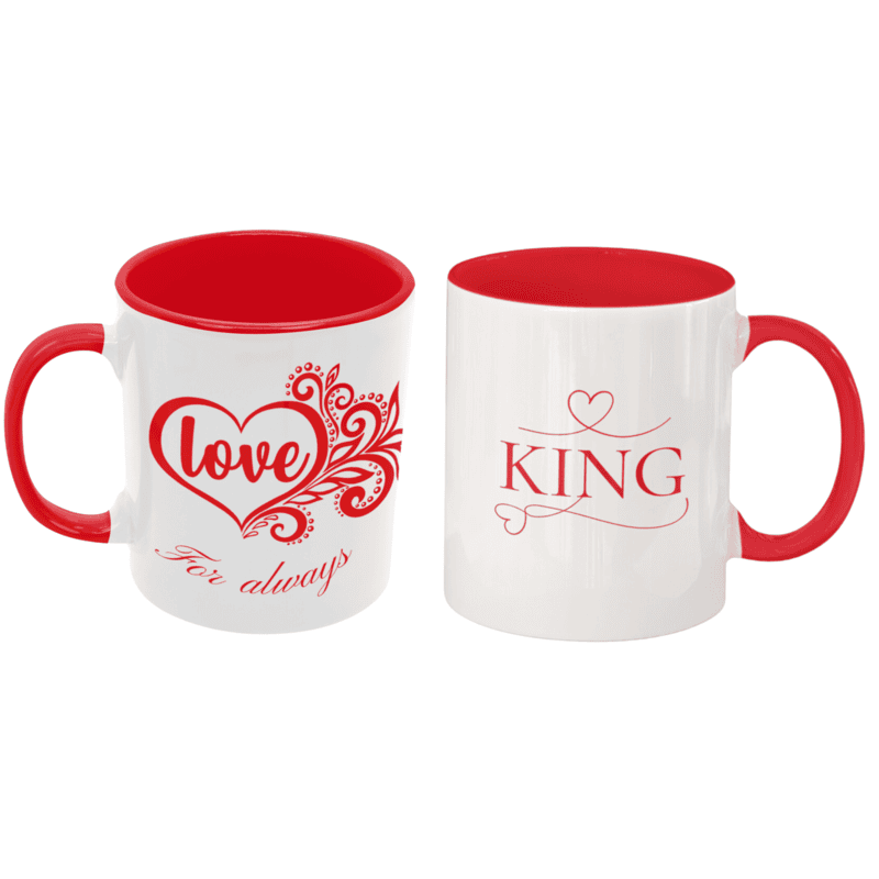 King Love Forever Romantic Mug